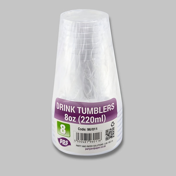 Pps Plastic Drink 8 Glasses 220Ml