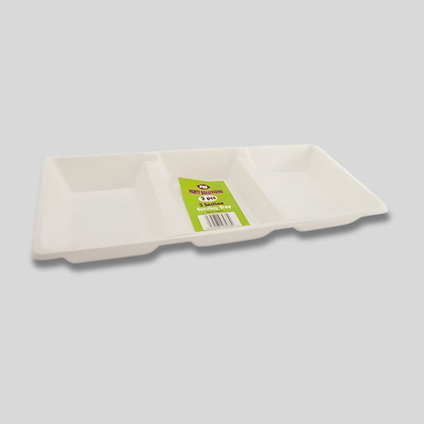 Pps Serving 3 Section Tray