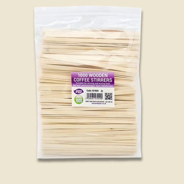 Pps Wooden Tea Coffee 1000 Stirrer