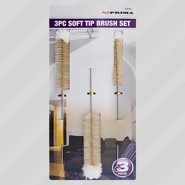 Prima Soft Tip Brushes 3Pk