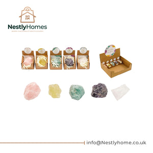 Rough Crystal in Box 5 Assorted