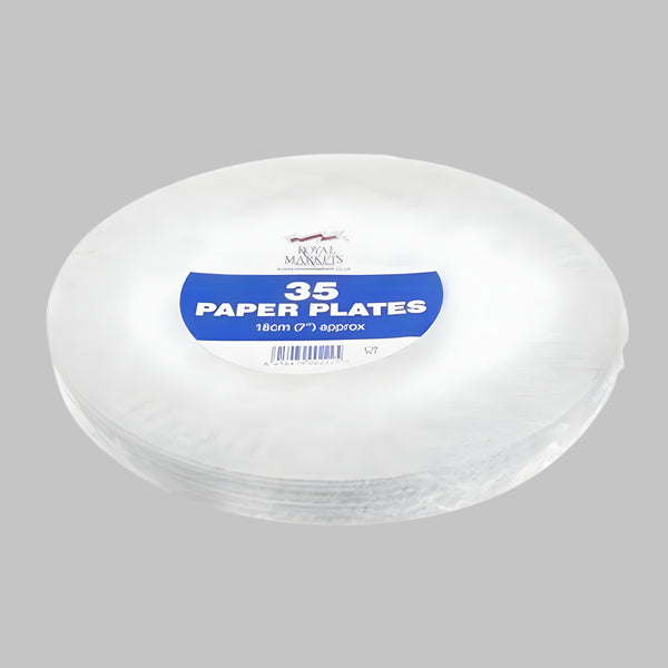 Royal Market Paper Plates 7Inch 35 Pack