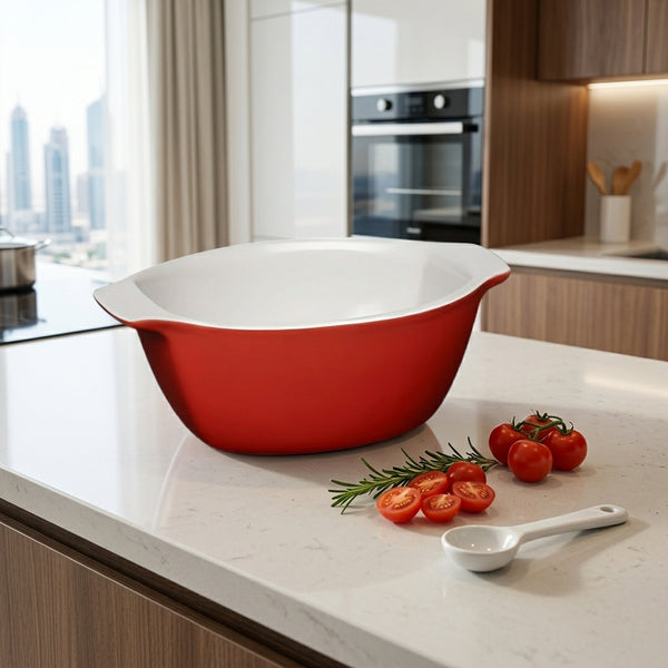 Oven Love Baking Dish Oval Red 0.19L