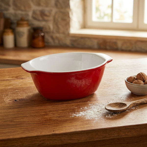 Oven Love Baking Dish Oval Red 0.19L
