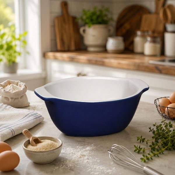 Oven Love Baking Dish Oval Imperial Blue 0.19L