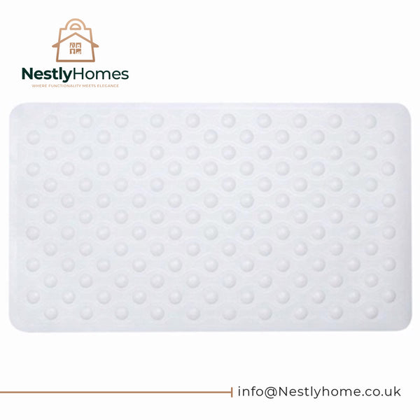 Sabichi Bubble Rubber Bath Mat White