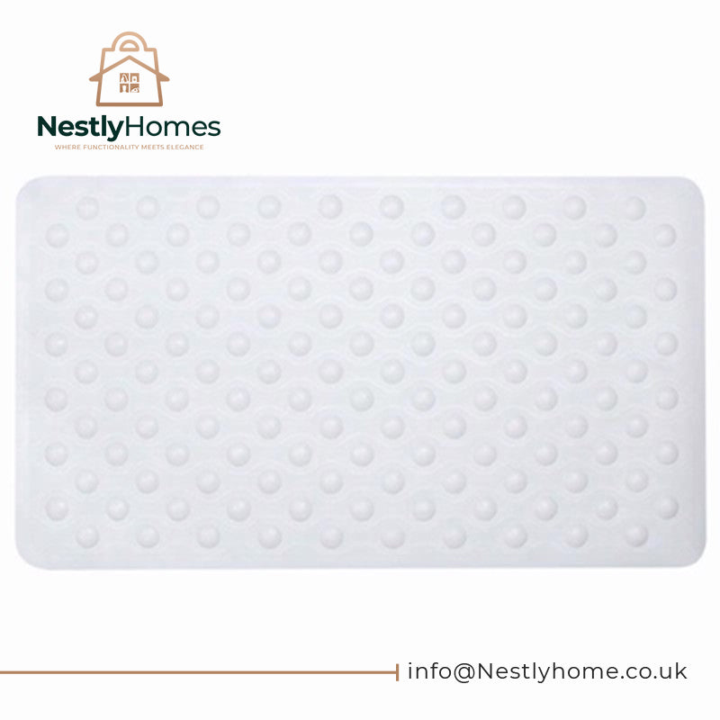 Sabichi Bubble Rubber Bath Mat White