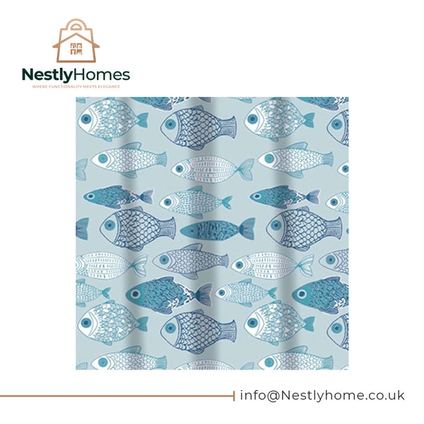 Sabichi Peva Shower Curtain Baby Fish