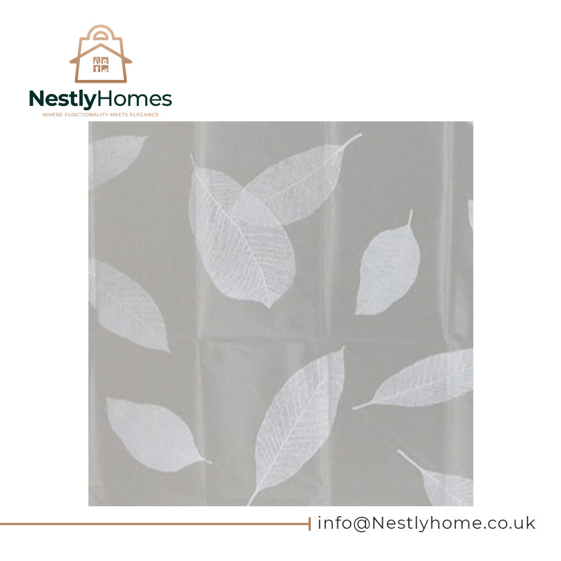 Sabichi Peva Shower Curtain Leaves
