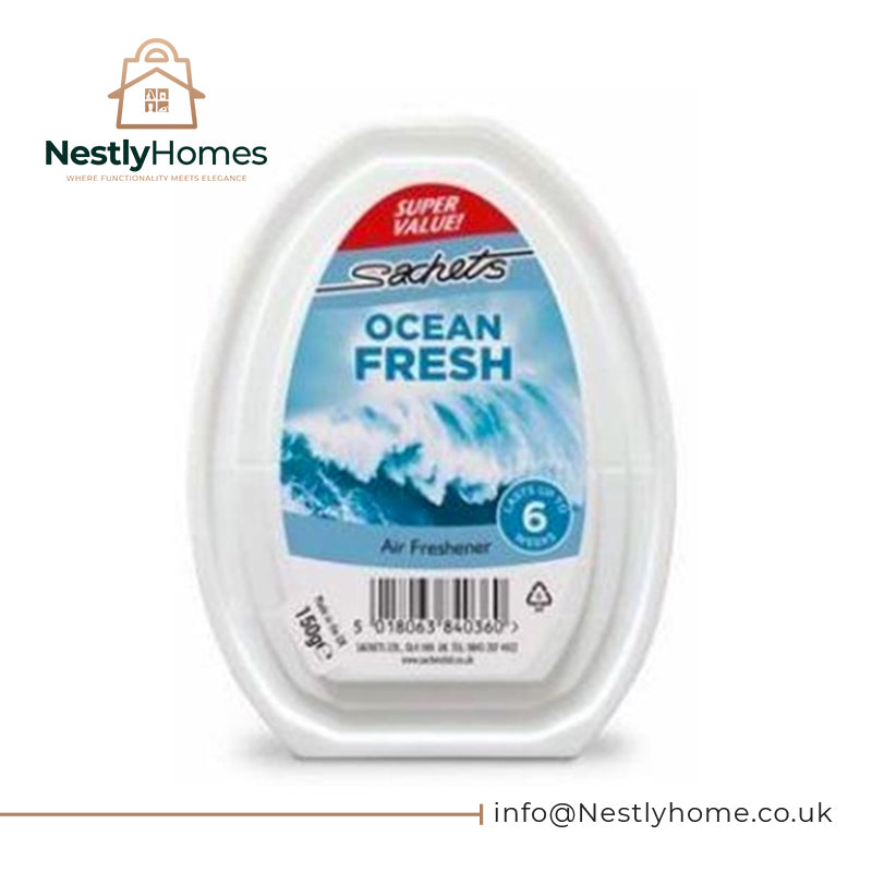 Sachets Air Freshener Gel Ocean Fresh PK12