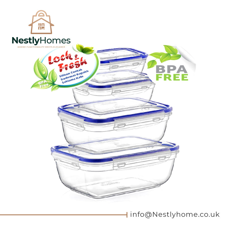 Seal Rectangular Storage 4 Food Box