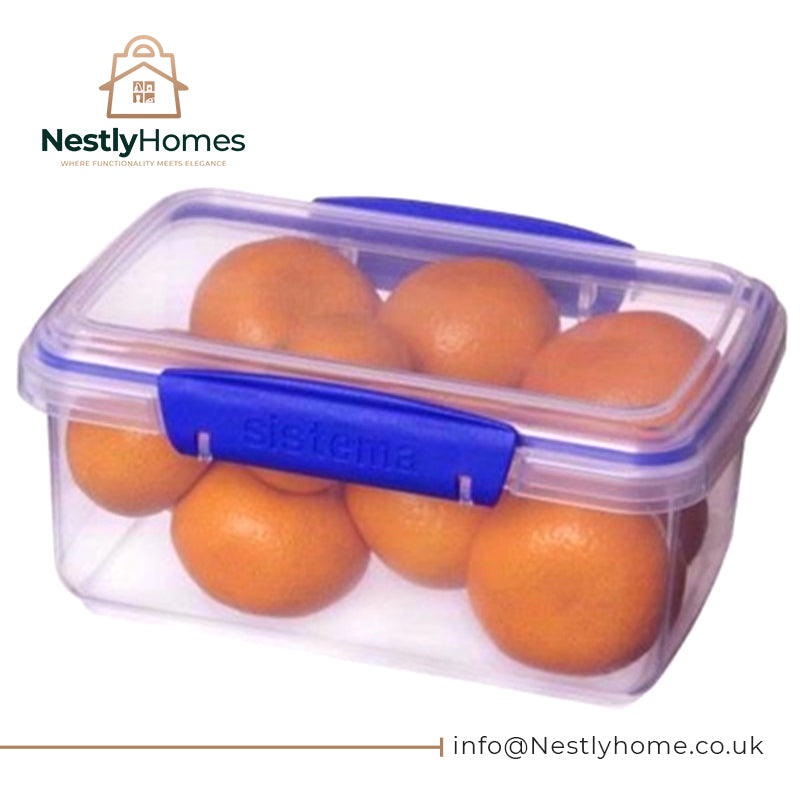 Sistema Clear Rect Food Box 1 Ltr