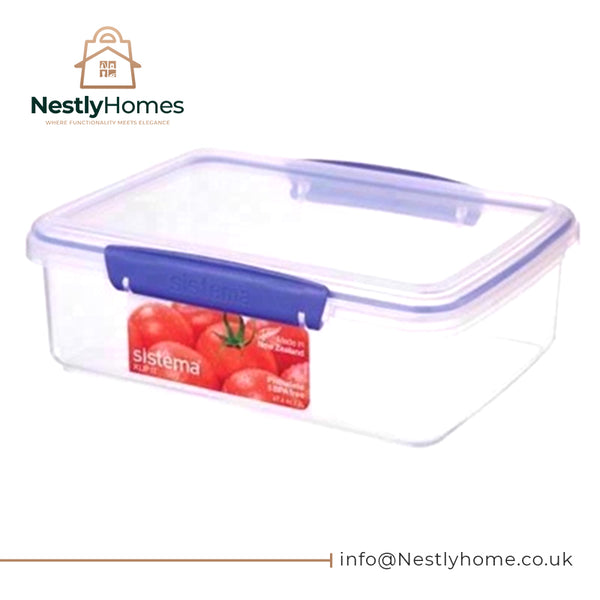 Sistema Clear Rect Food Box 2 Ltr