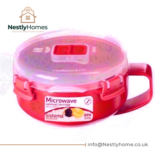 SISTEMA MICROWAVE PORRIDGE BOWL 850ML