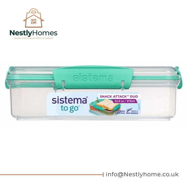 Sistema to Go Duo 975ml Food Box