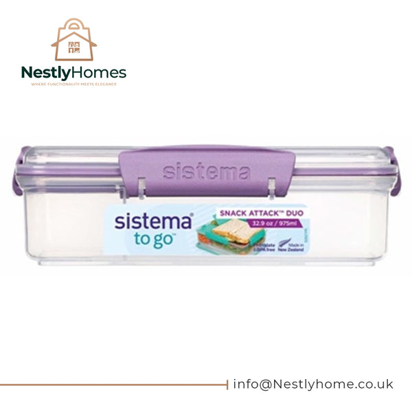 Sistema to Go Duo 975ml Food Box