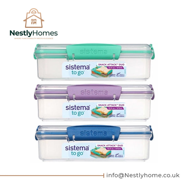 Sistema to Go Duo 975ml Food Box