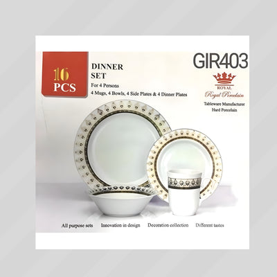 Soreana Dinner Set Porcelain 16Pcs