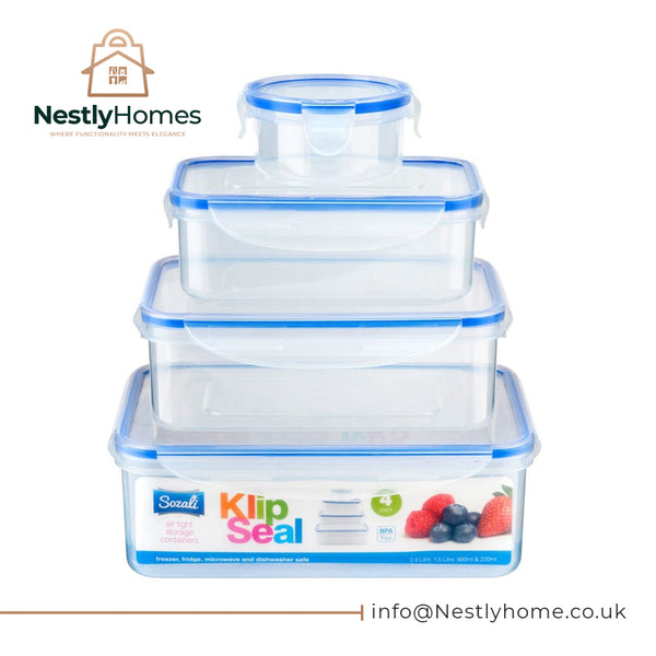 Sozali 4pcs Food Box