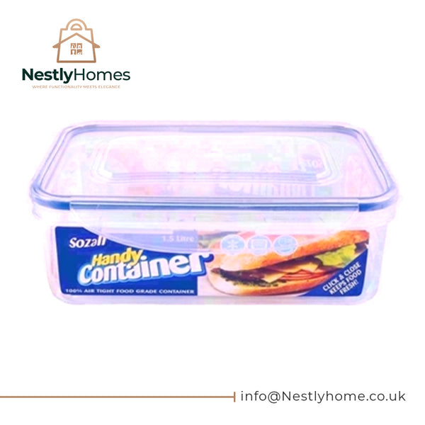 Sozali Airtight 1.5ltr Food Box