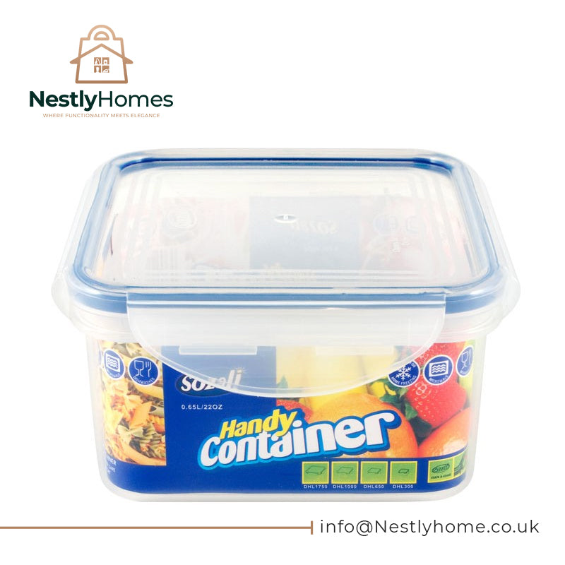 Sozali Airtight Square Food Box 650ml