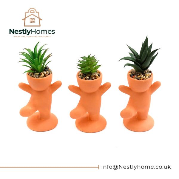 Succulent Standing Man 16.5cm D000