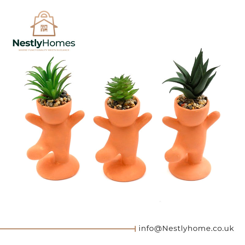 Succulent Standing Man 16.5cm D000