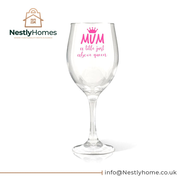 Super Mum Wine Glass
