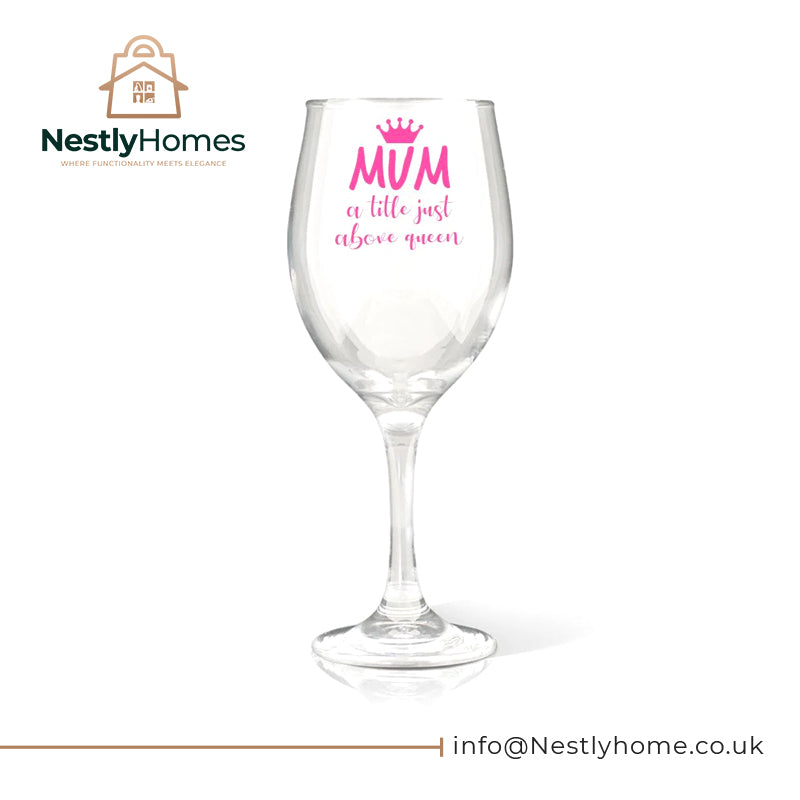 Super Mum Wine Glass