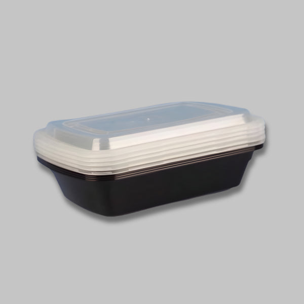 Superior Plastic 5 Containers & Lid 38 Oz
