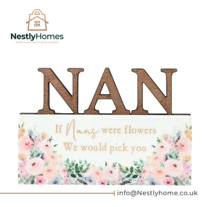 The Cottage Garden Word Plaque Nan