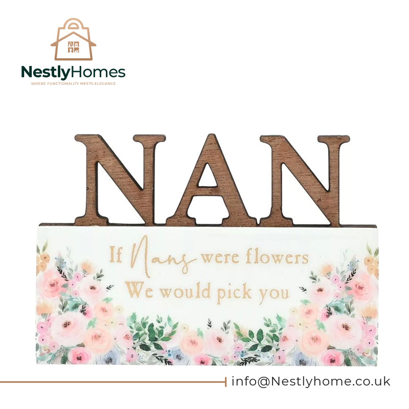 The Cottage Garden Word Plaque Nan