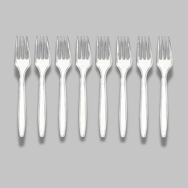 Thl Fork Plastic Lux Reusable 25Pcs
