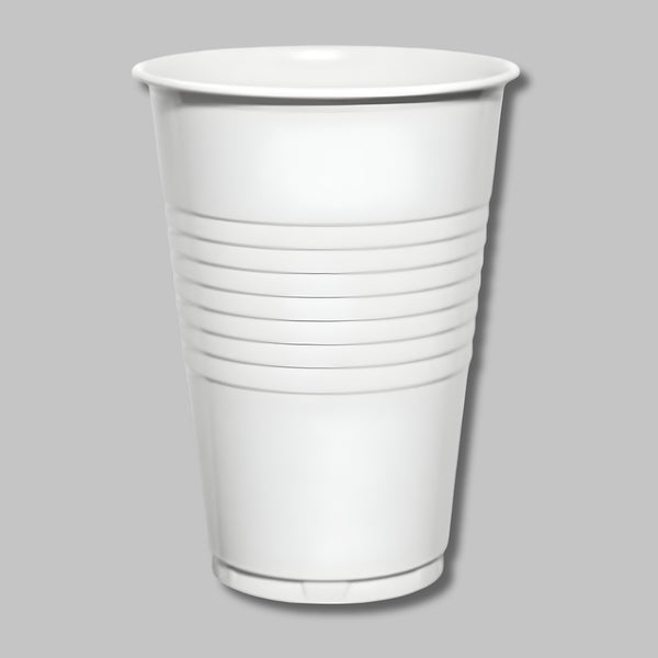 Thl Plastic Cups White 100 Pcs 180Ml