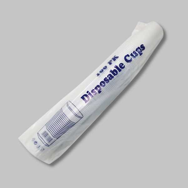 Thl Plastic Cups White 100 Pcs 180Ml