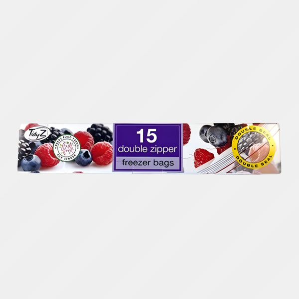 Tidyz Zipper Double Seal 15 Bags