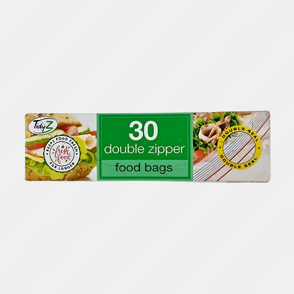 Tidyz Zipper Double Seal 30 Bags