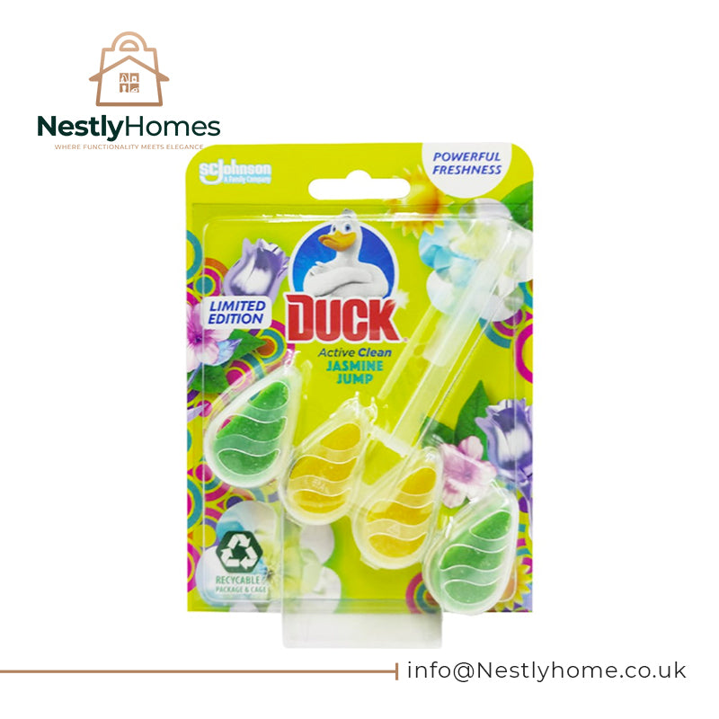 Toilet Duck 5-in-1 Rim Block Jasmine Jump PK8