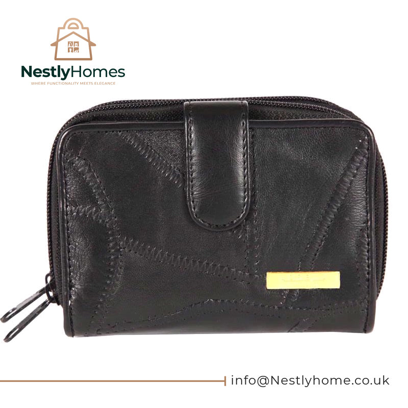 Twin Zip Patch Purse