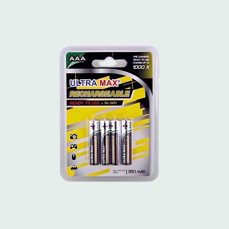 Ultramax Ni-Mh Aaa Batteries 350Mah
