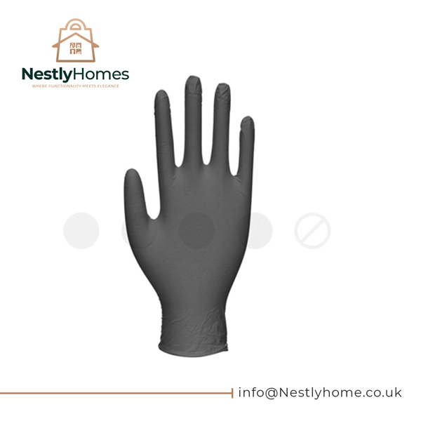 Unigloves Black Pearl Large 100 Gloves