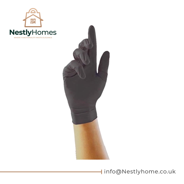 Unigloves Black Pearl Large 100 Gloves