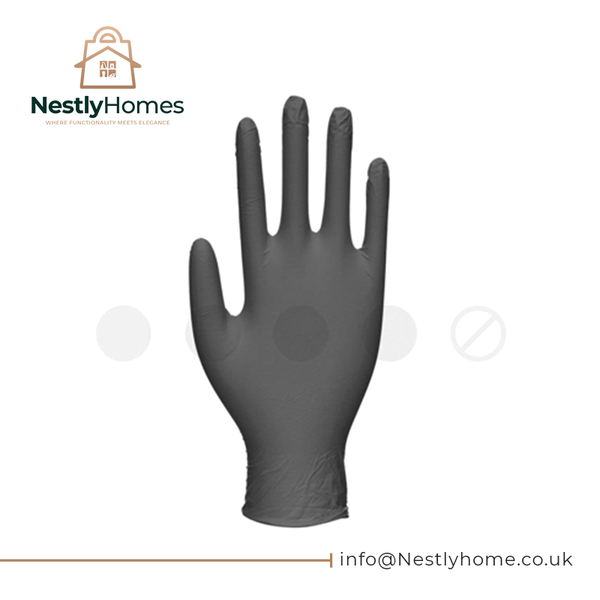 Unigloves Black Pearl medium 100 Gloves