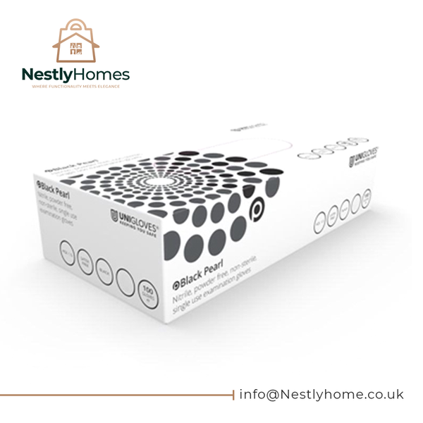 Unigloves Black Pearl Small 100 Gloves