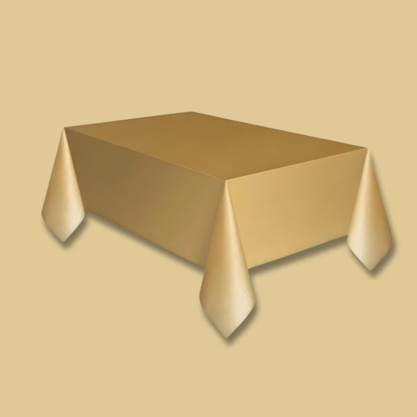Unique Rect Gold Table Cover 54X108In