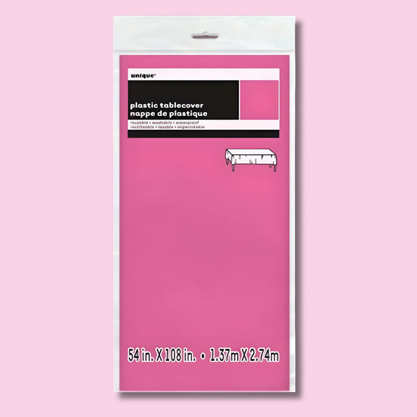 Unique Rect Hotpink Table Cover 54X108In