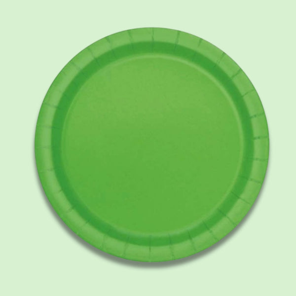 Unique Round 9In Lime 16 Plates