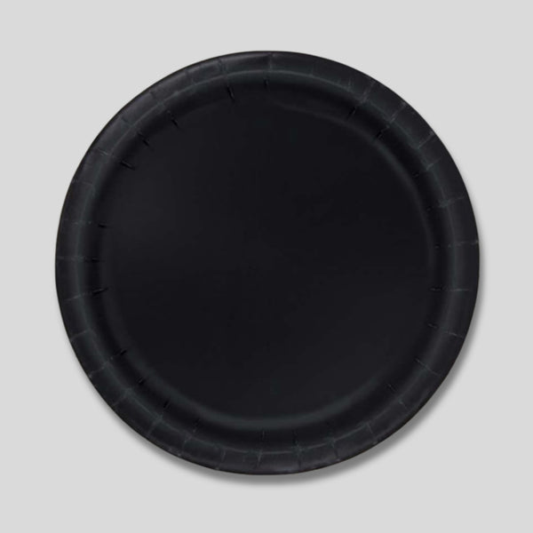 Unique Round 9In Midnight Black 16 Plate