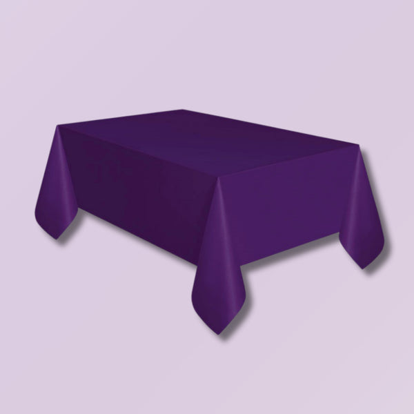 Unique Table Cover Rect Deep Purple 54X108In