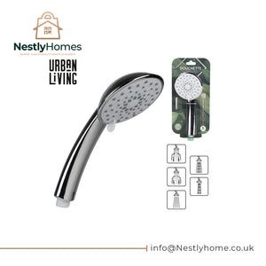 Urban Living Shower Hose Chrome 5 Jets